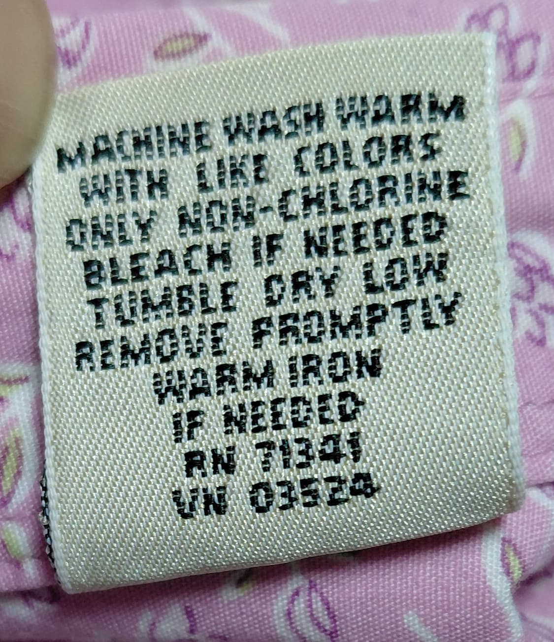 [XS] 엘엘빈(L.L.Bean) 빈티지 플로럴 코튼 셔츠 - 핑크 상품이미지5