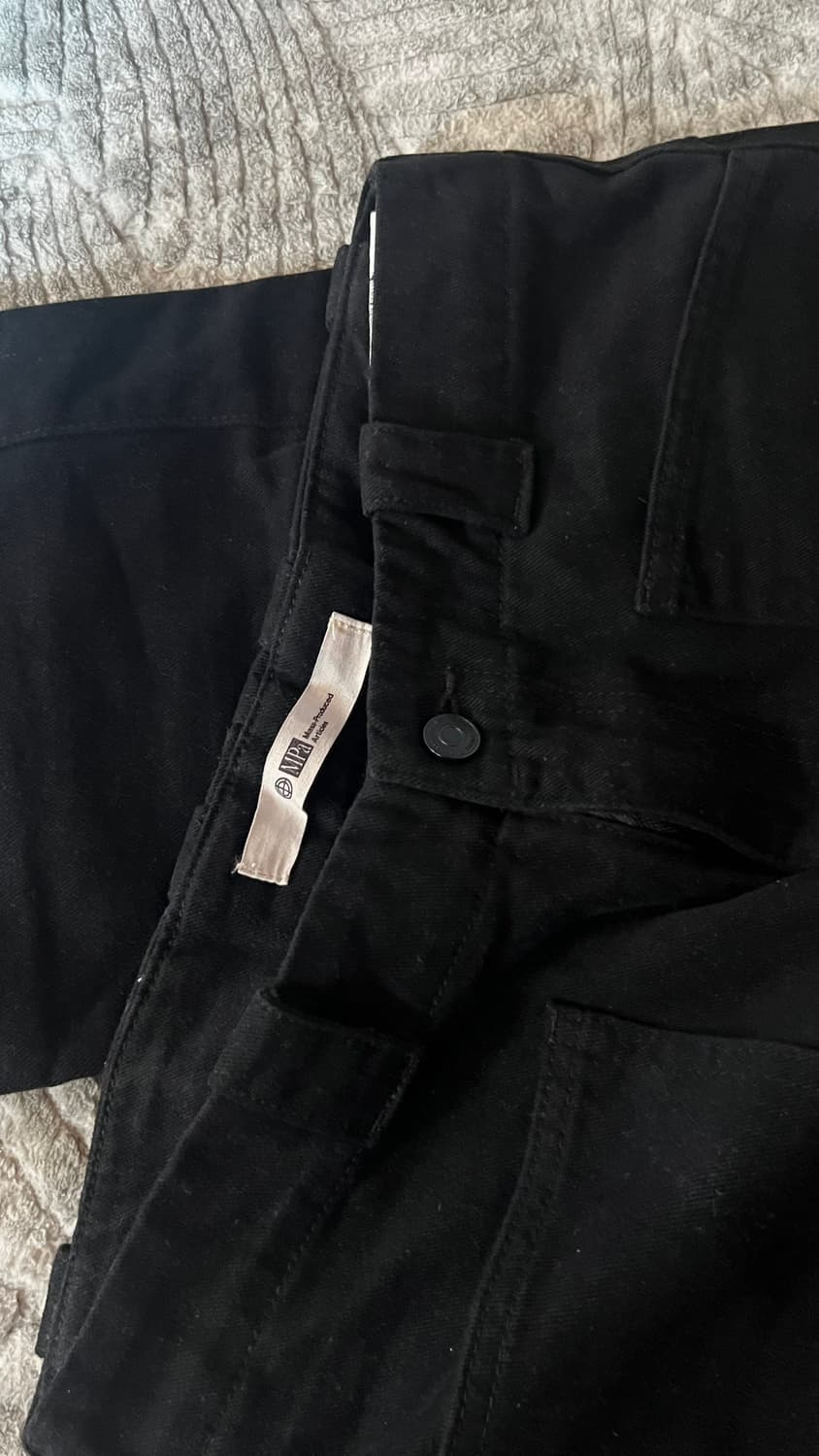 플라스틱프로덕트 MPa 웨이브 지퍼 팬츠 - 블랙 상품이미지7