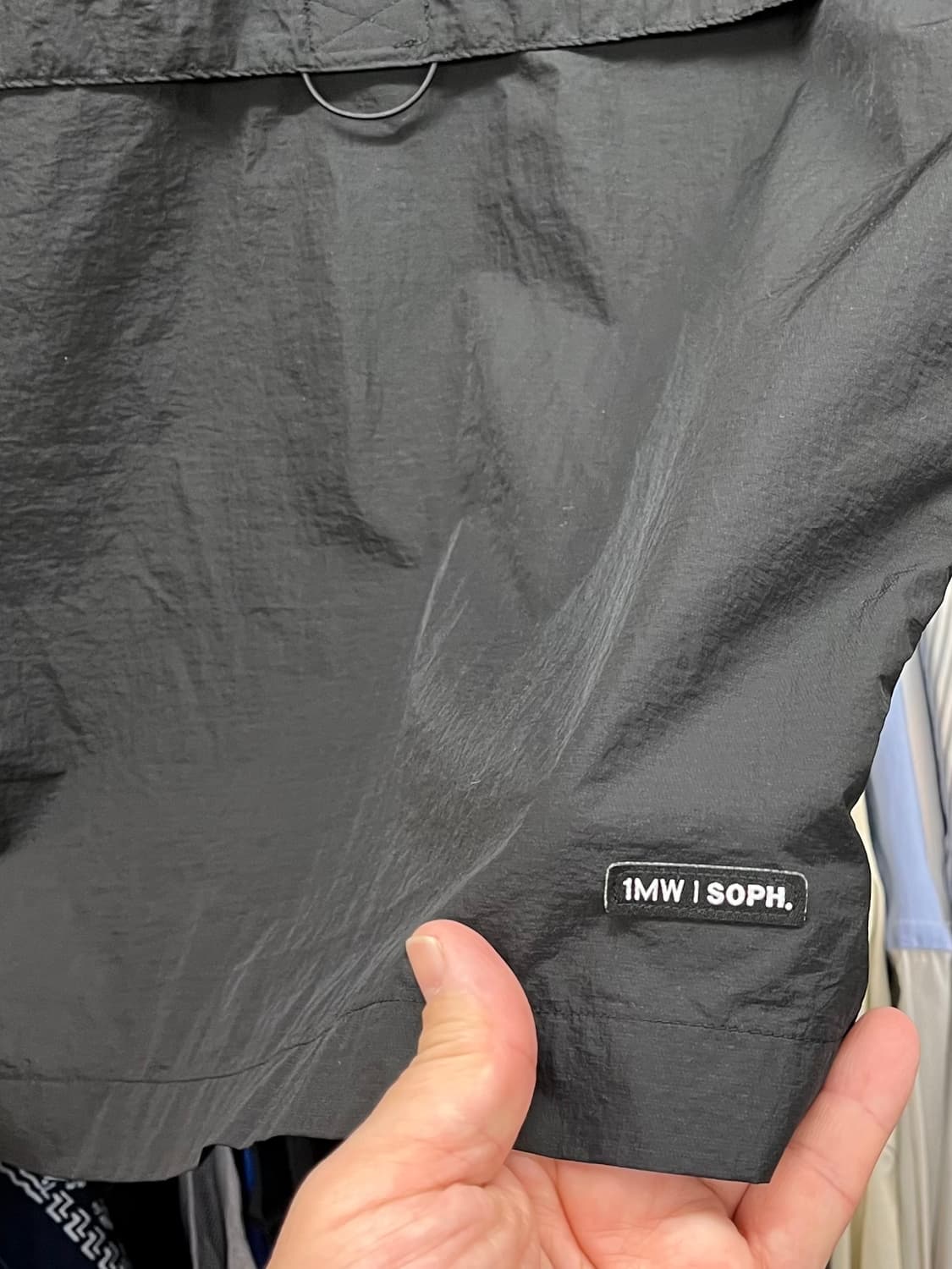 [90] 1MW by SOPH. 블랙 반팔 셔츠 상품이미지5