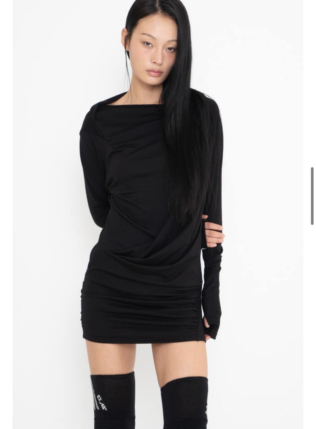 2000 아카이브스 켄달 드레이프 블랙 상품이미지1