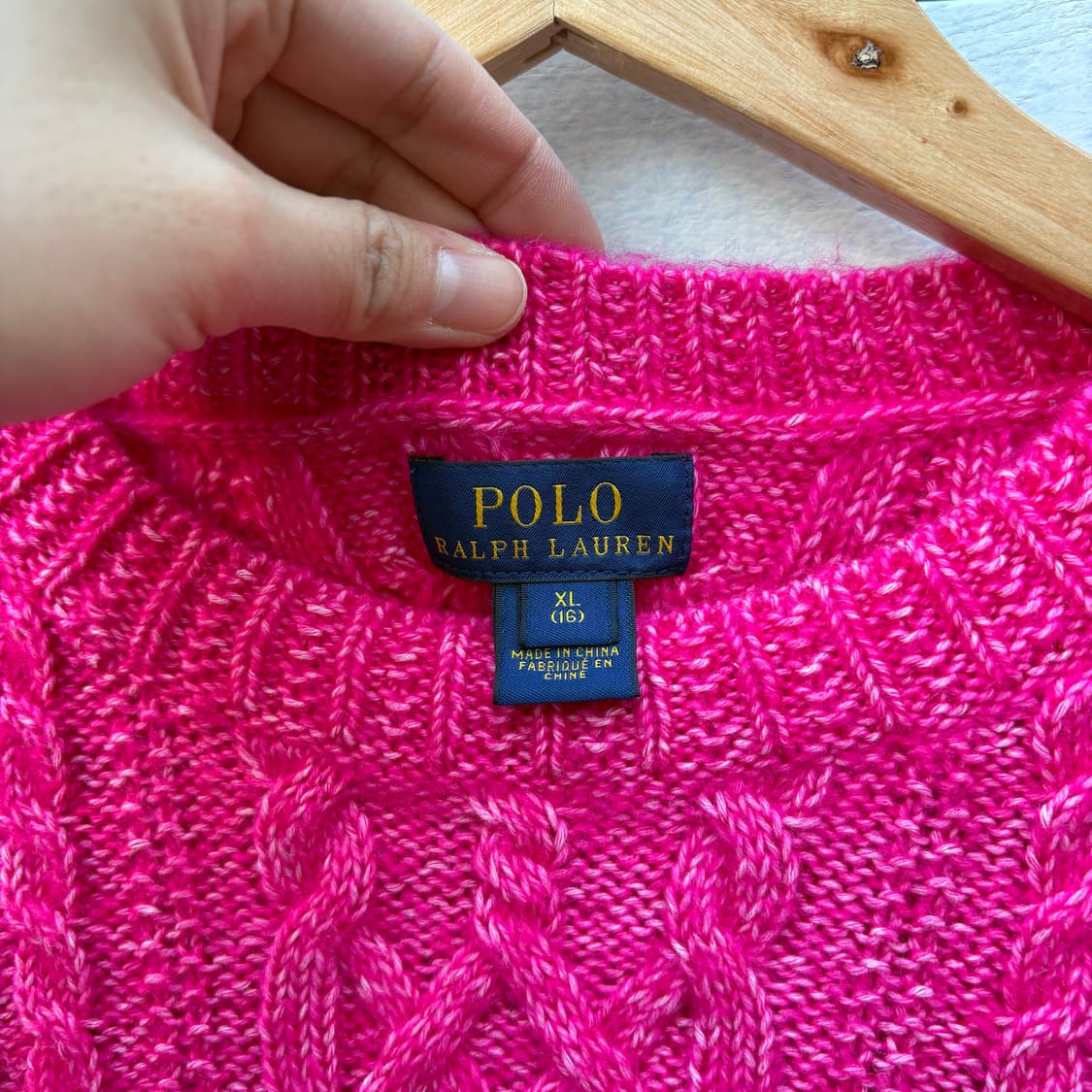 Polo 폴로 케이블 꽈배기 니트 상품이미지3