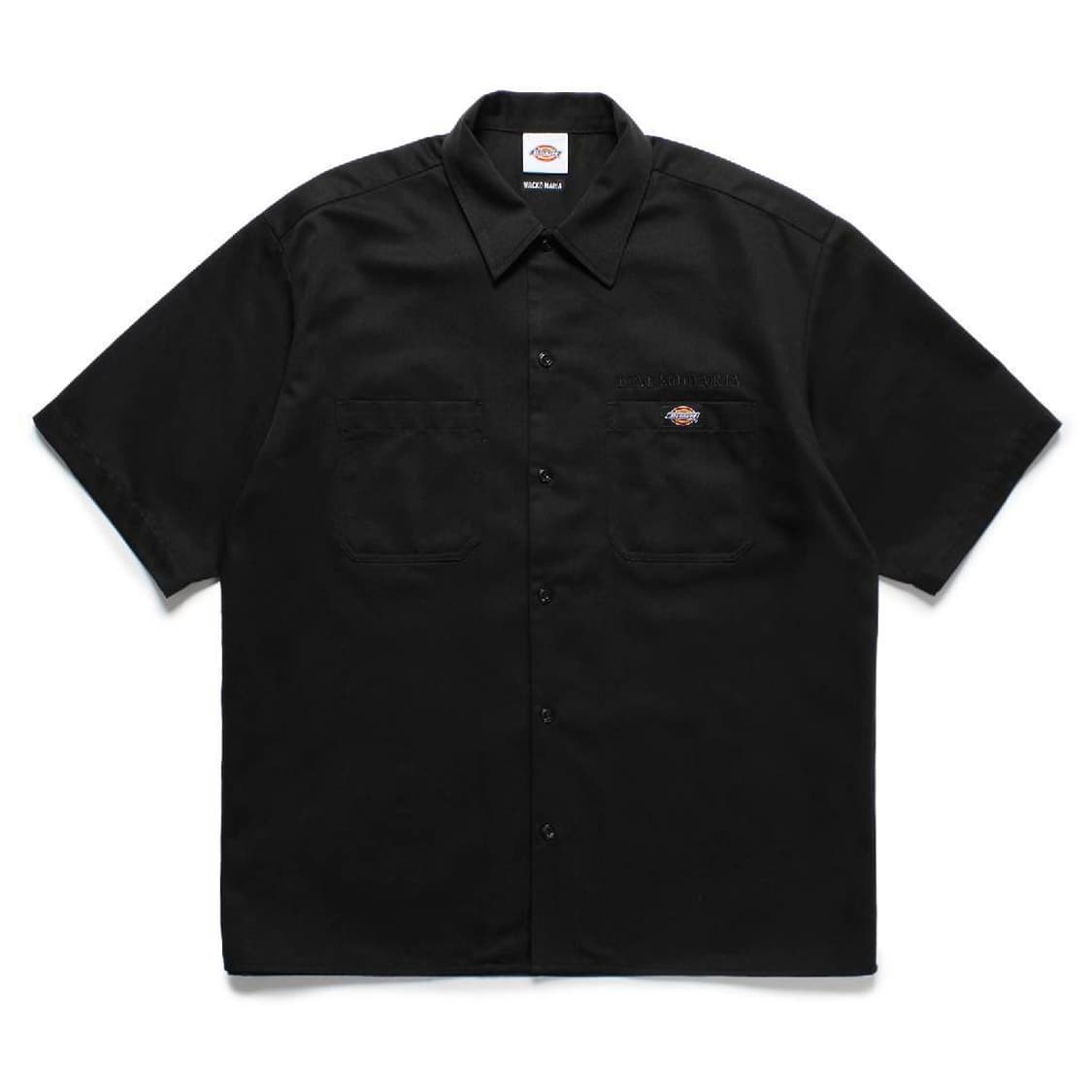 [L] 와코마리아 x 디키즈 워크 셔츠 블랙 (Type-2) 상품이미지1