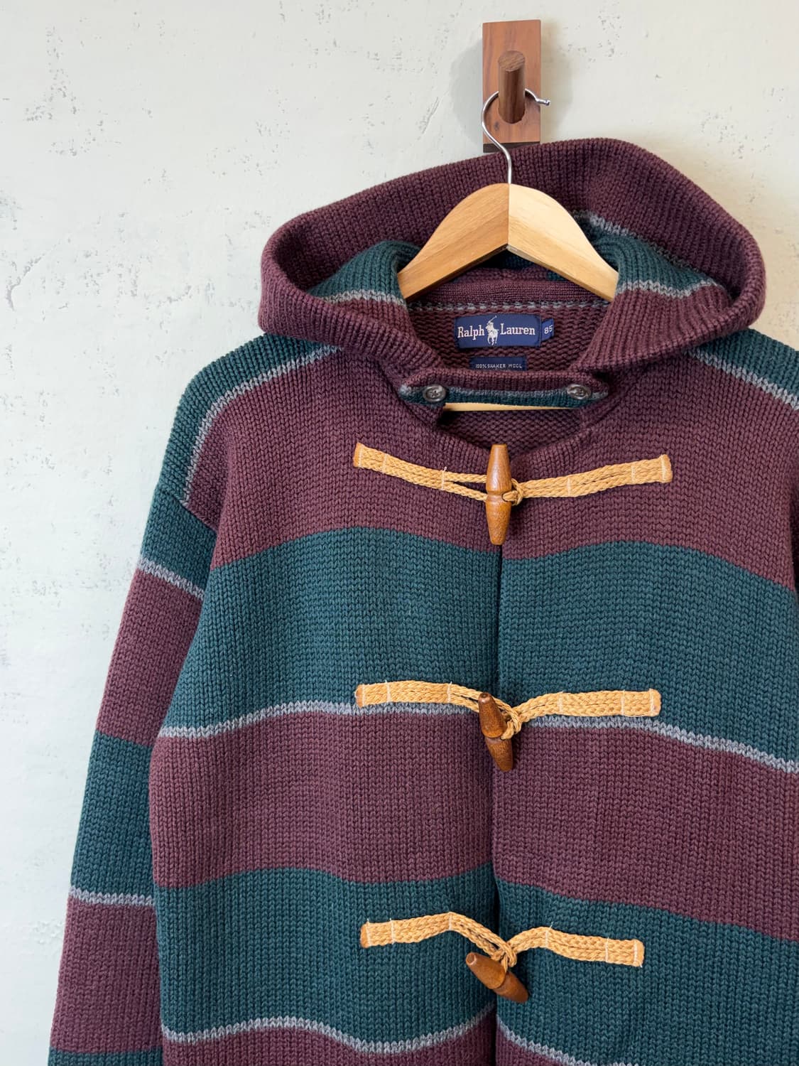 폴로랄프로렌 90s 빈티지 더플 니트 자켓 상품이미지5