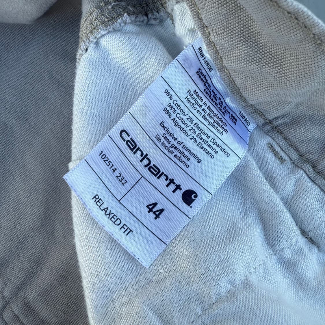 [Carhartt] 칼하트 카펜터 워크팬츠 반바지 c-25 상품이미지6