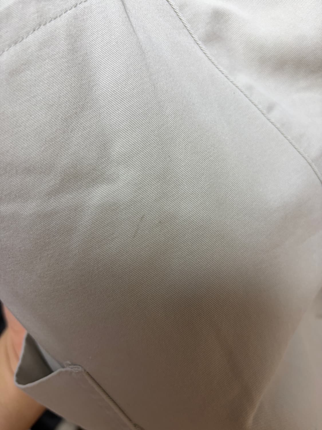 (4) 폴리테루 빅카고 팬츠 크림 배기버전 상품이미지5