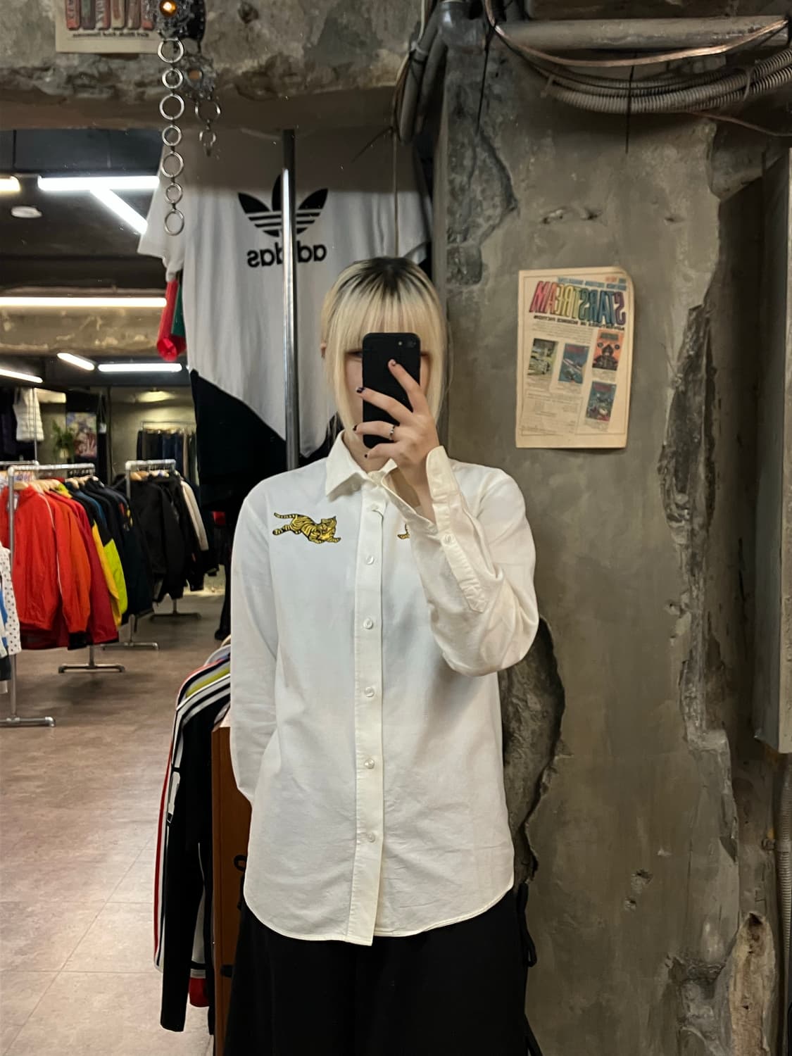 겐조 점핑 타이거 셔츠 아이보리 M   #csz1994 상품이미지2