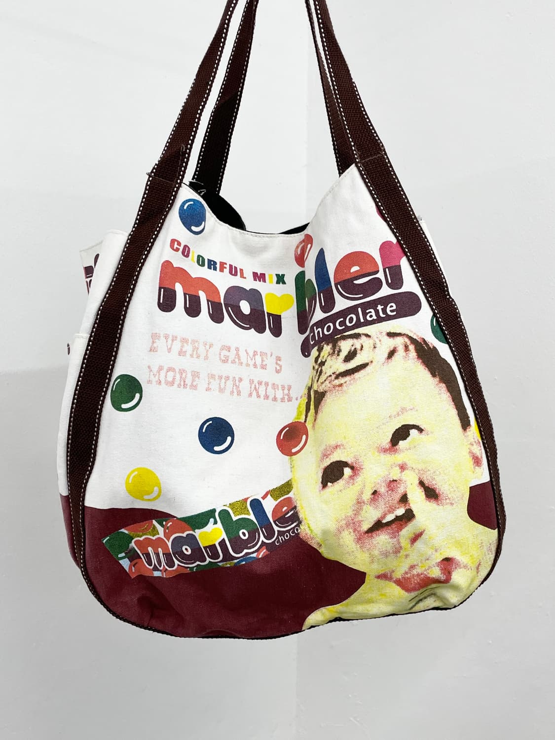 모리키치 초콜릿 일러스트 숄더백🍫🍩 상품이미지3