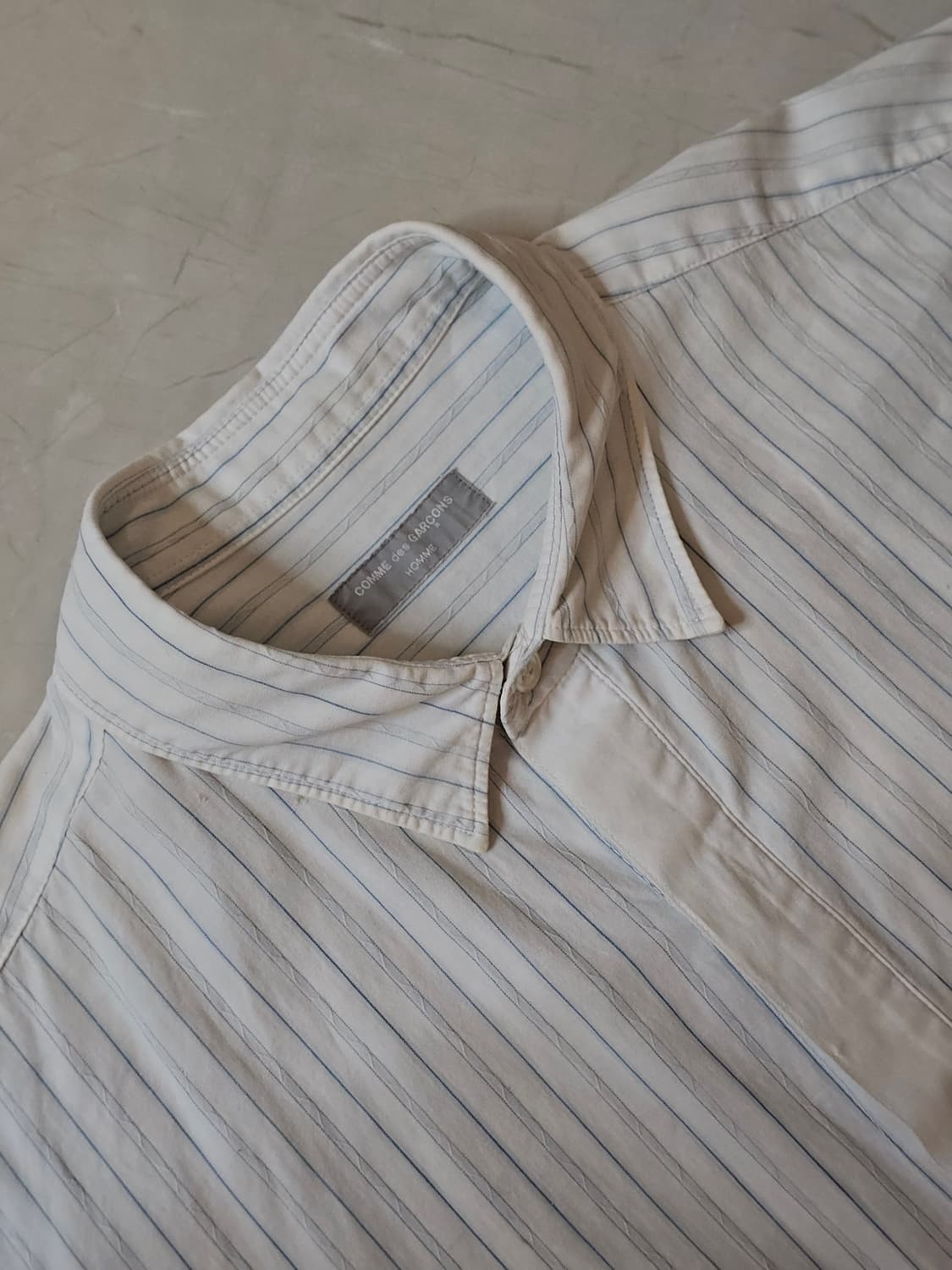 다나카 옴므 루즈 스트라이프 셔츠 상품이미지3