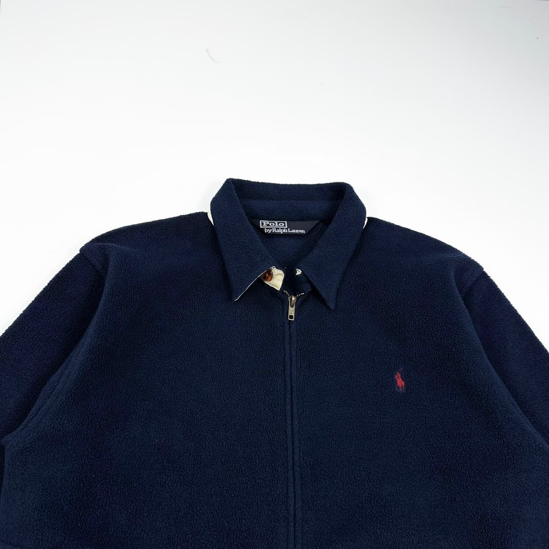 폴로 랄프로렌 포니 네이비 후리스 블루종 자켓 (M) 상품이미지1