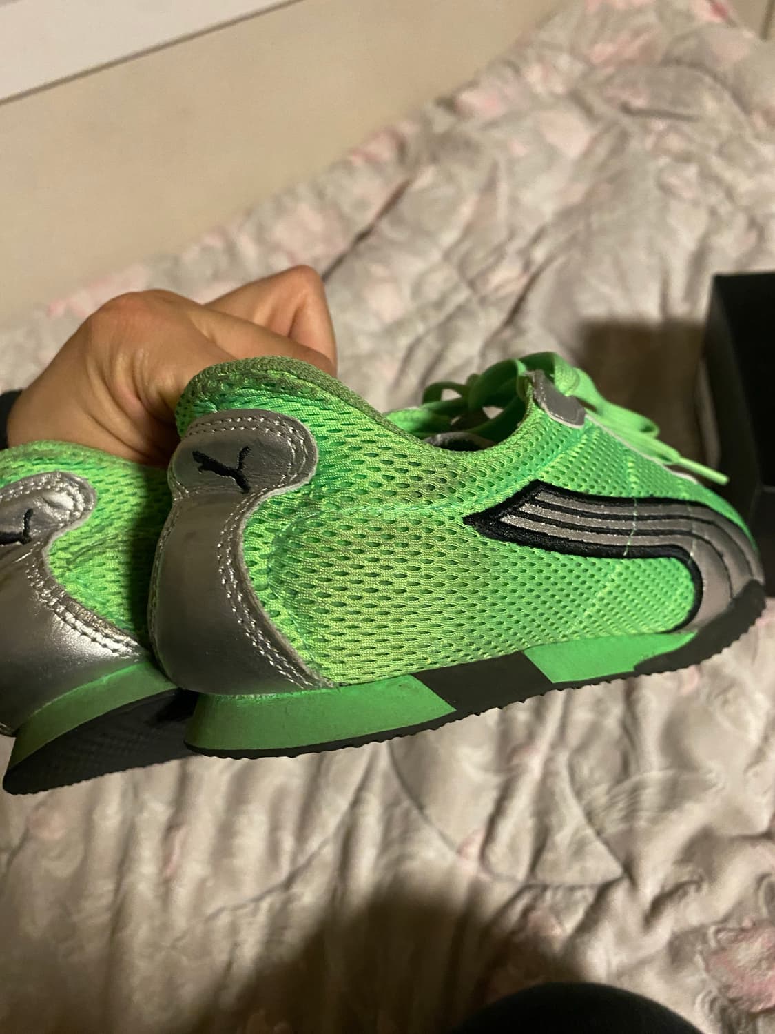 푸마 hstreet og 스니커즈 그린 상품이미지6