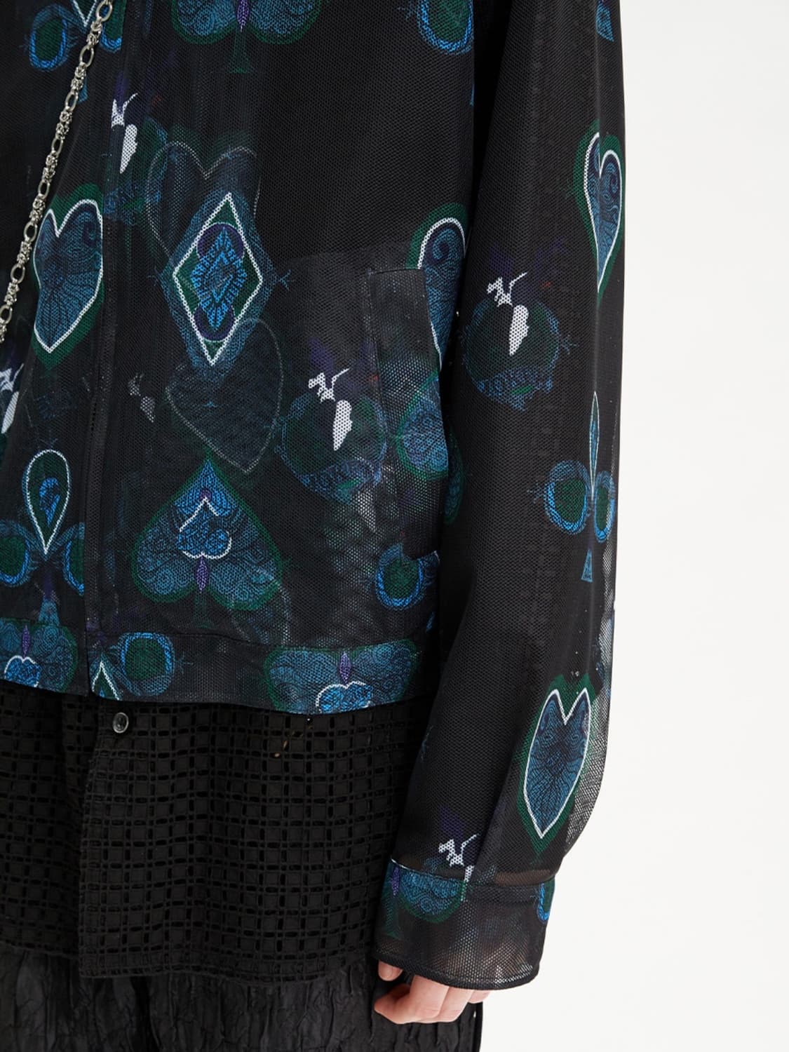 앤더슨벨 쉬어 매쉬 집업 자켓 상품이미지4