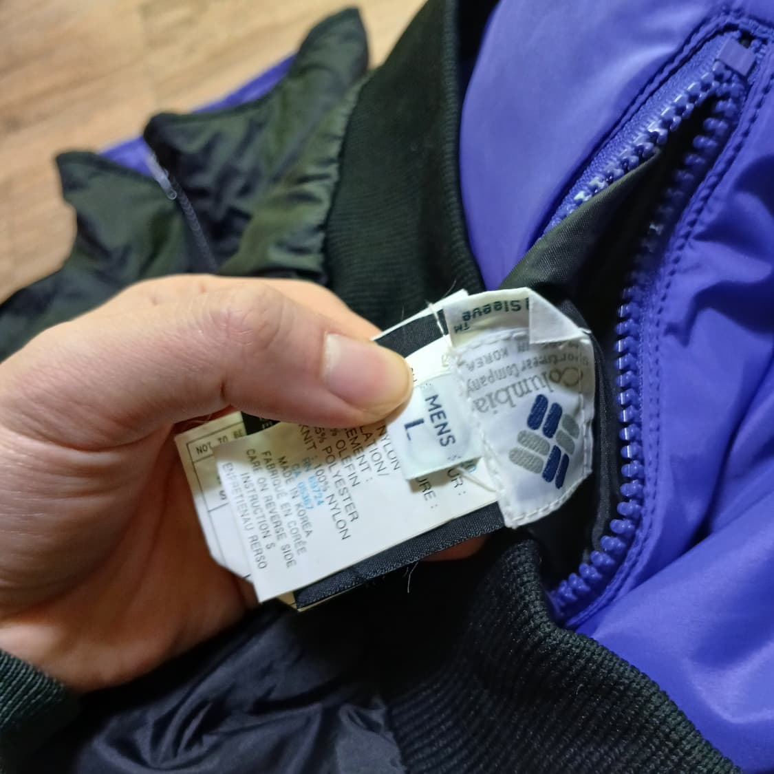 Columbia 컬럼비아 양면 점퍼 나일론 자켓 패딩 콜롬비아 상품이미지8