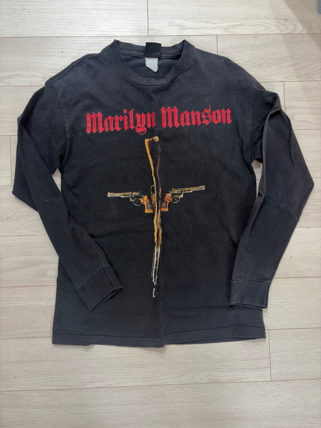 마릴린 맨슨 gun god government 롱슬리브 OG 자이언트택 상품이미지1