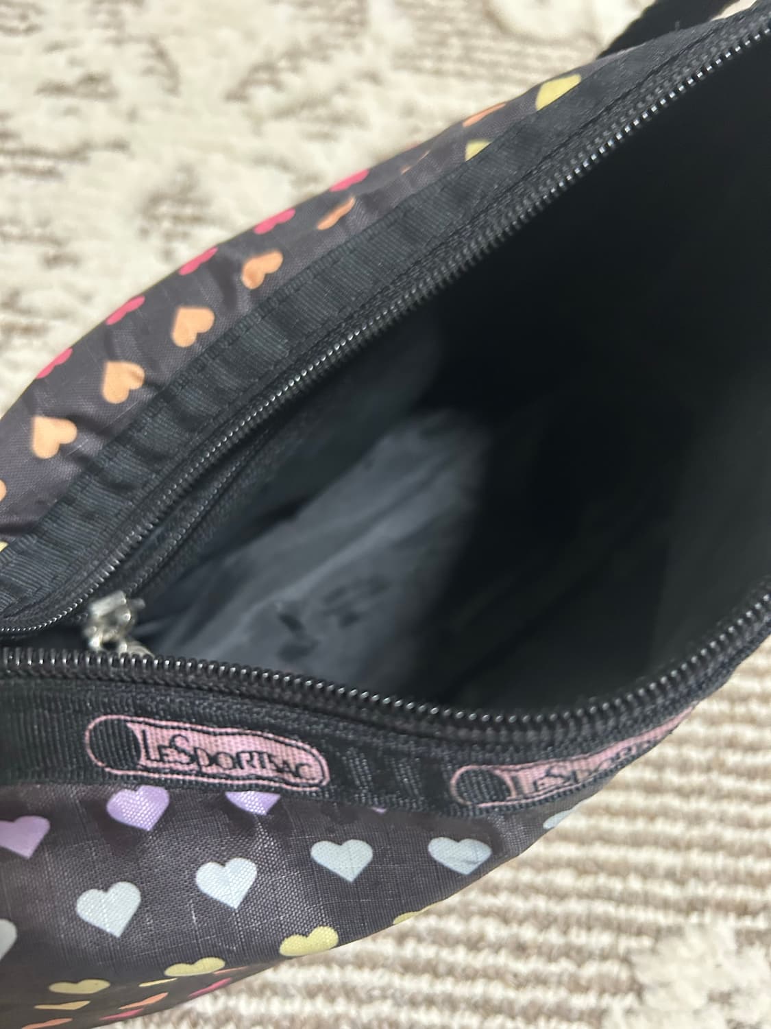 Lesportsac 파스텔 하트도트 숄더백 미니백 키치 러블리 토트백 상품이미지3