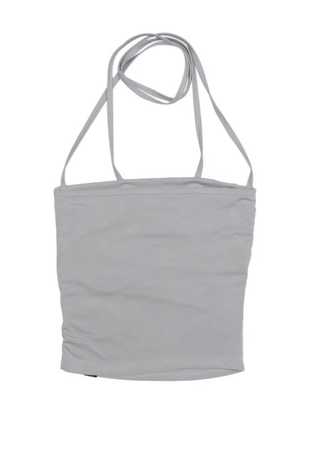 시너진 져지 저지 셔링 스트랩 튜브탑 그레이 상품이미지2