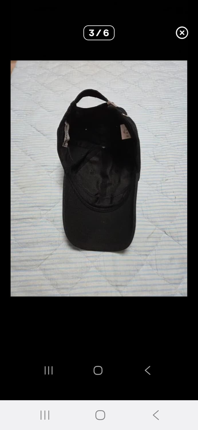 발렌시아가 블랙 볼캡 56~ 상품이미지3