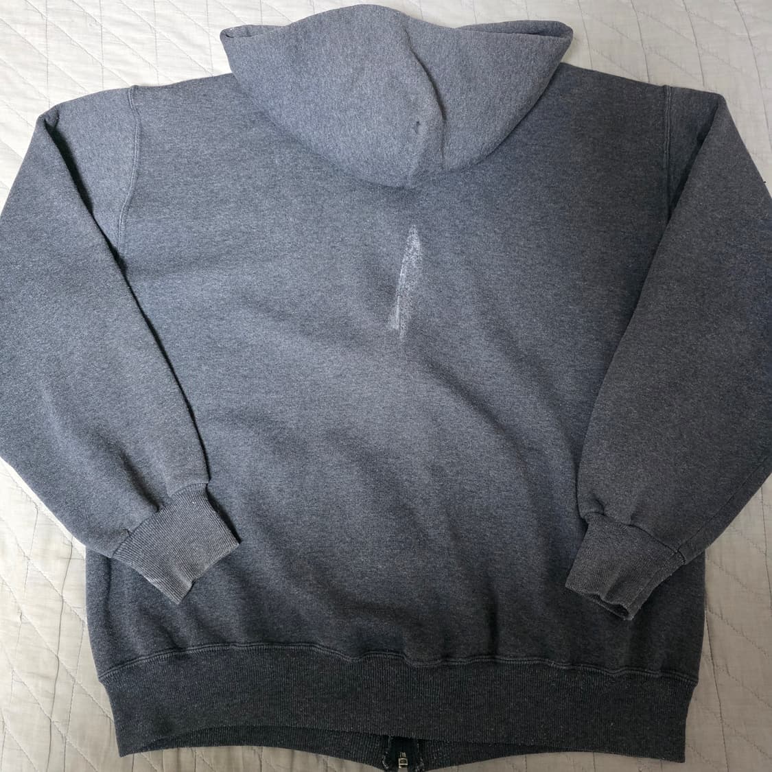 [XL] 90s 빈티지 러셀 애슬레틱 후드집업 다크그레이 ver. 페인팅 상품이미지4