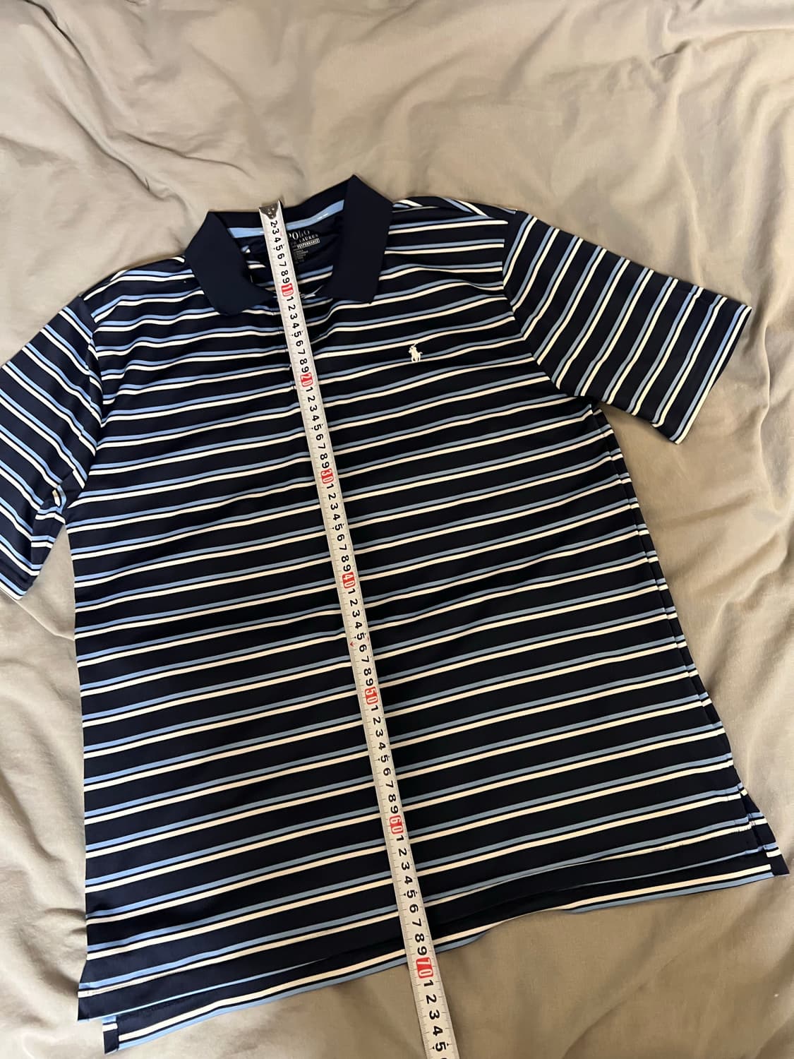 폴로 랄프로렌 퍼포먼스 라인 줄무늬 카라티 L 상품이미지7