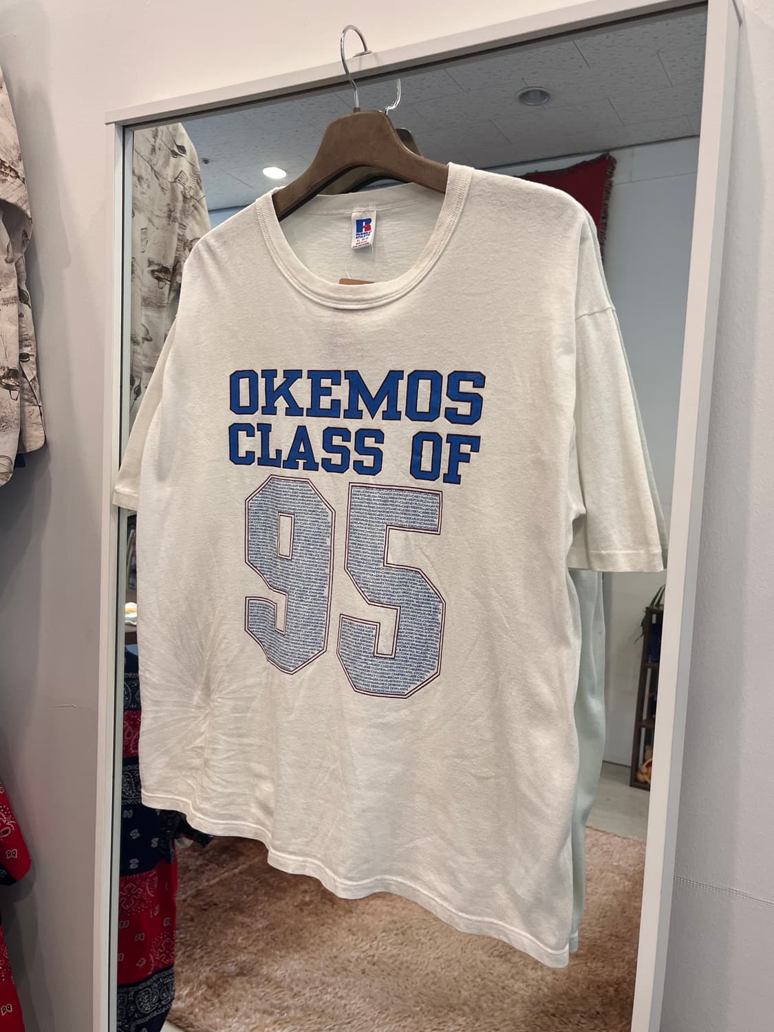 90s Russell 러셀 CLASS OF 95 반팔 티셔츠 (USA) 상품이미지1