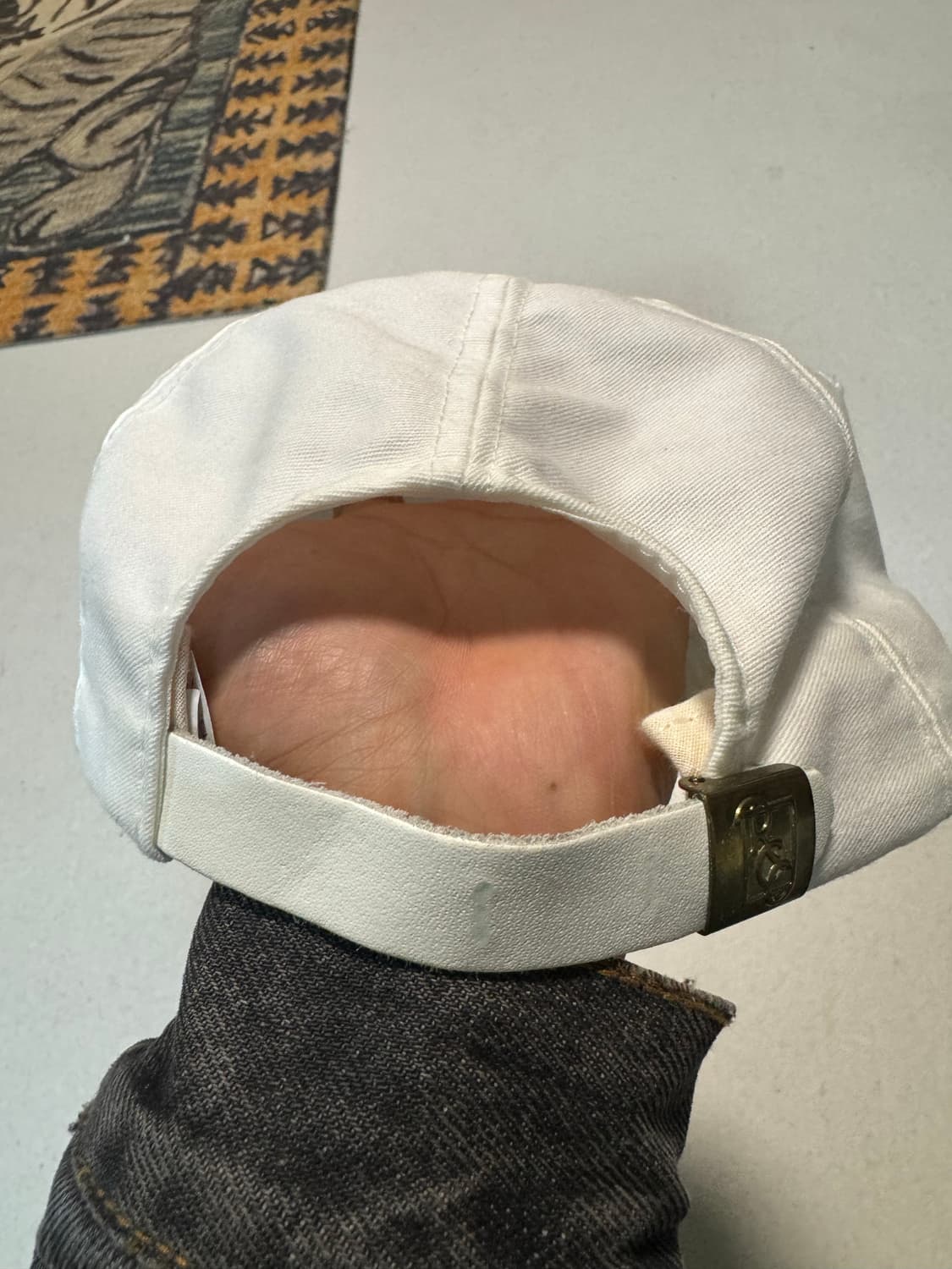 아즈텍 빈티지 스냅백 made in usa 화이트 볼캡 트러커캡 모자 상품이미지4