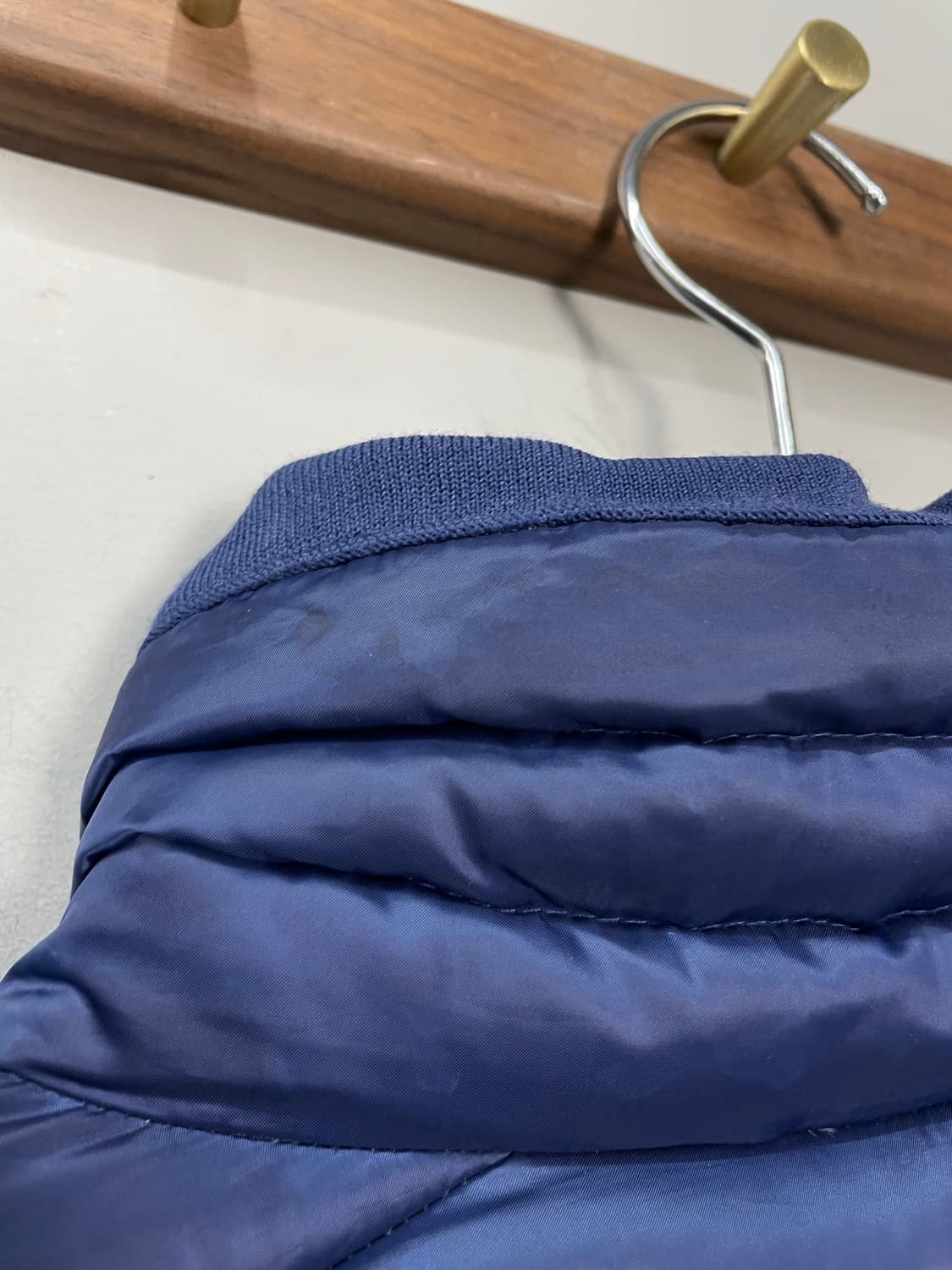 라코스테 블루 로고패치 구스다운 패딩 H1038 상품이미지10