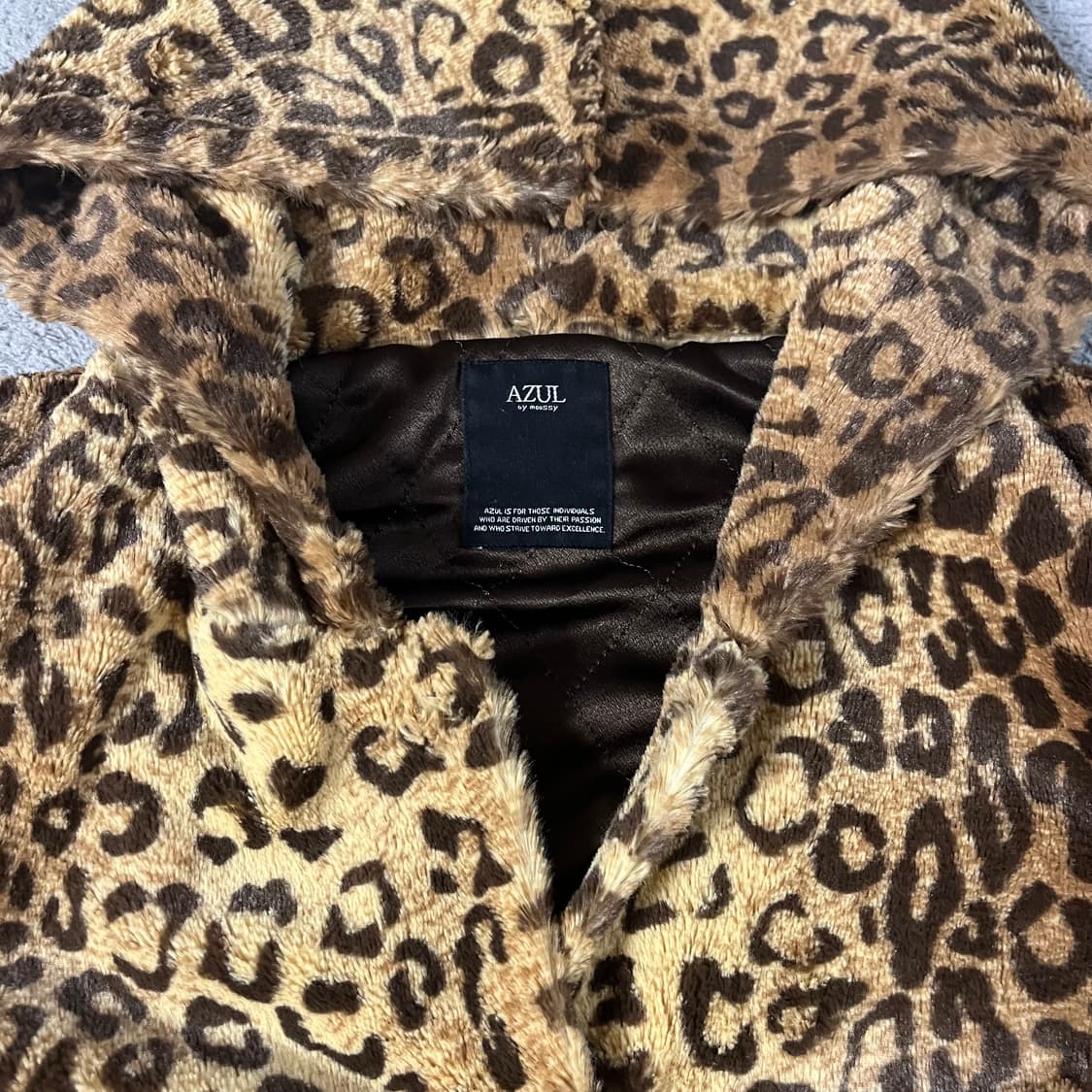 Moussy leopard fur hoodie 상품이미지2
