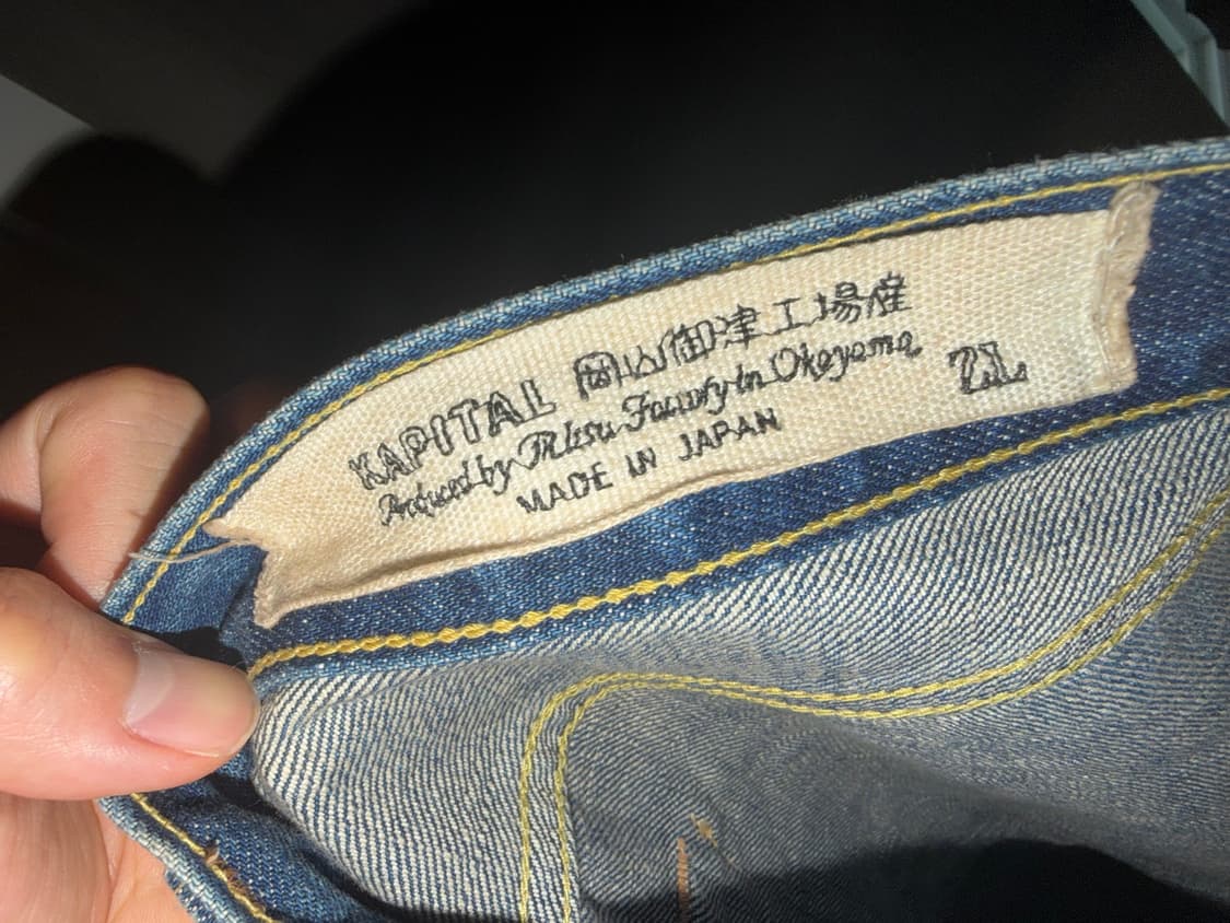 캐피탈 13.5oz 짐바브웨 데님 5p 몽키 시스코 pro 36 상품이미지9