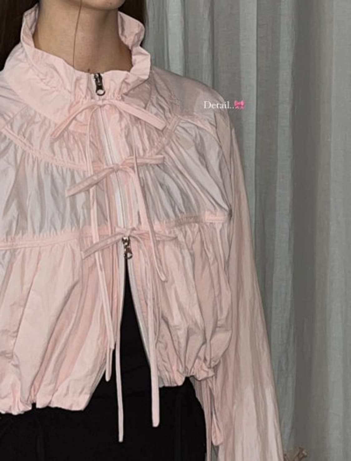 페인오어플레져 루시 투웨이 윈드브레이커 핑크 상품이미지2