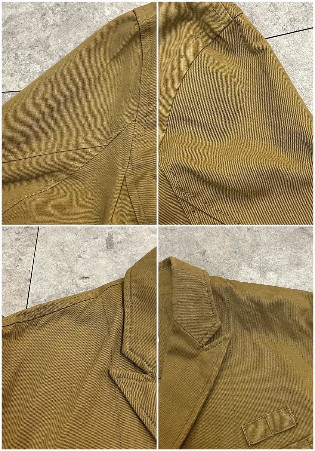 비슬로우 스탠다드 코튼 워크 자켓 베이지 L #csz3162 상품이미지5