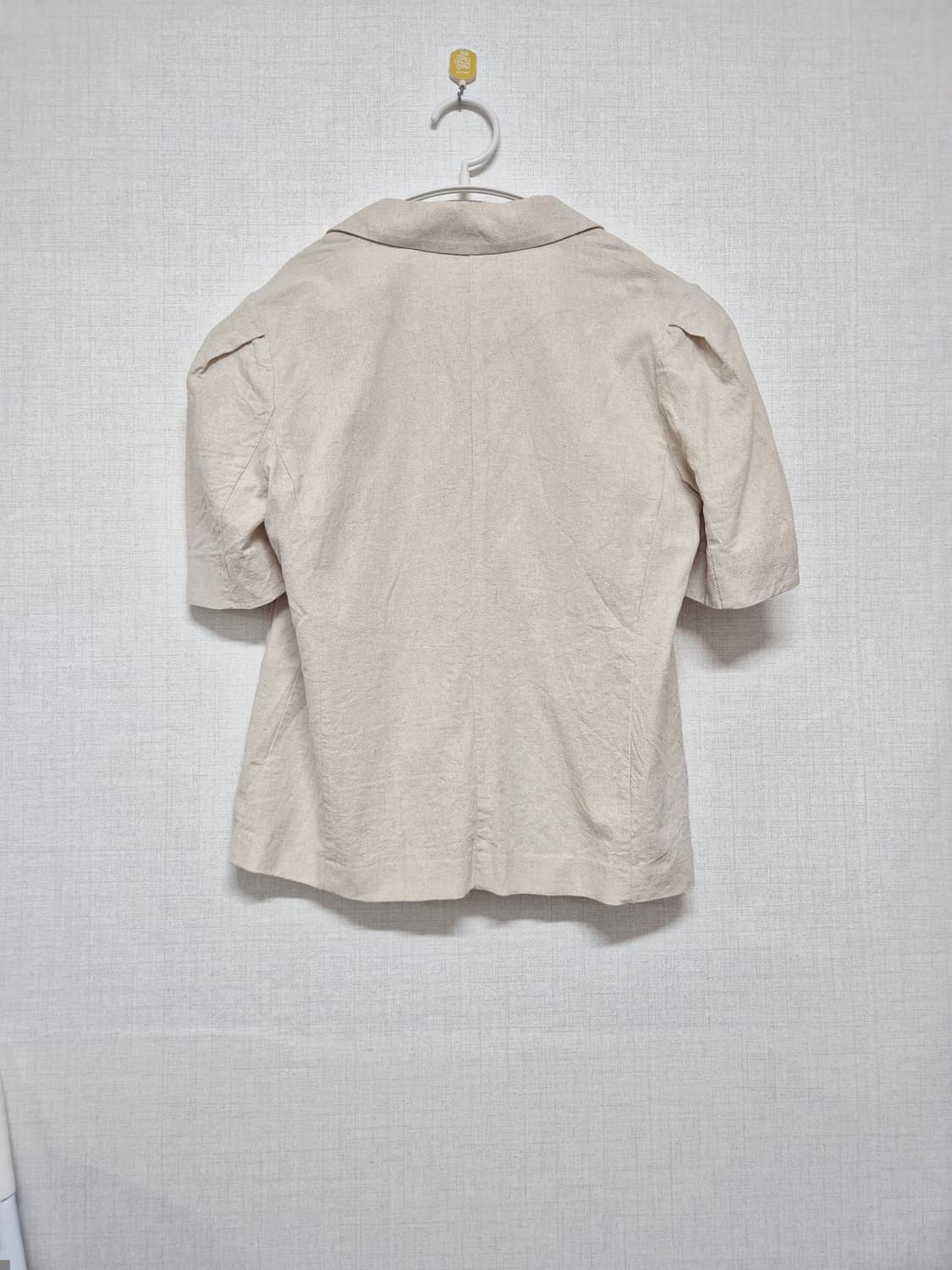 마리끌레르 베이지 반팔 자켓 상품이미지2