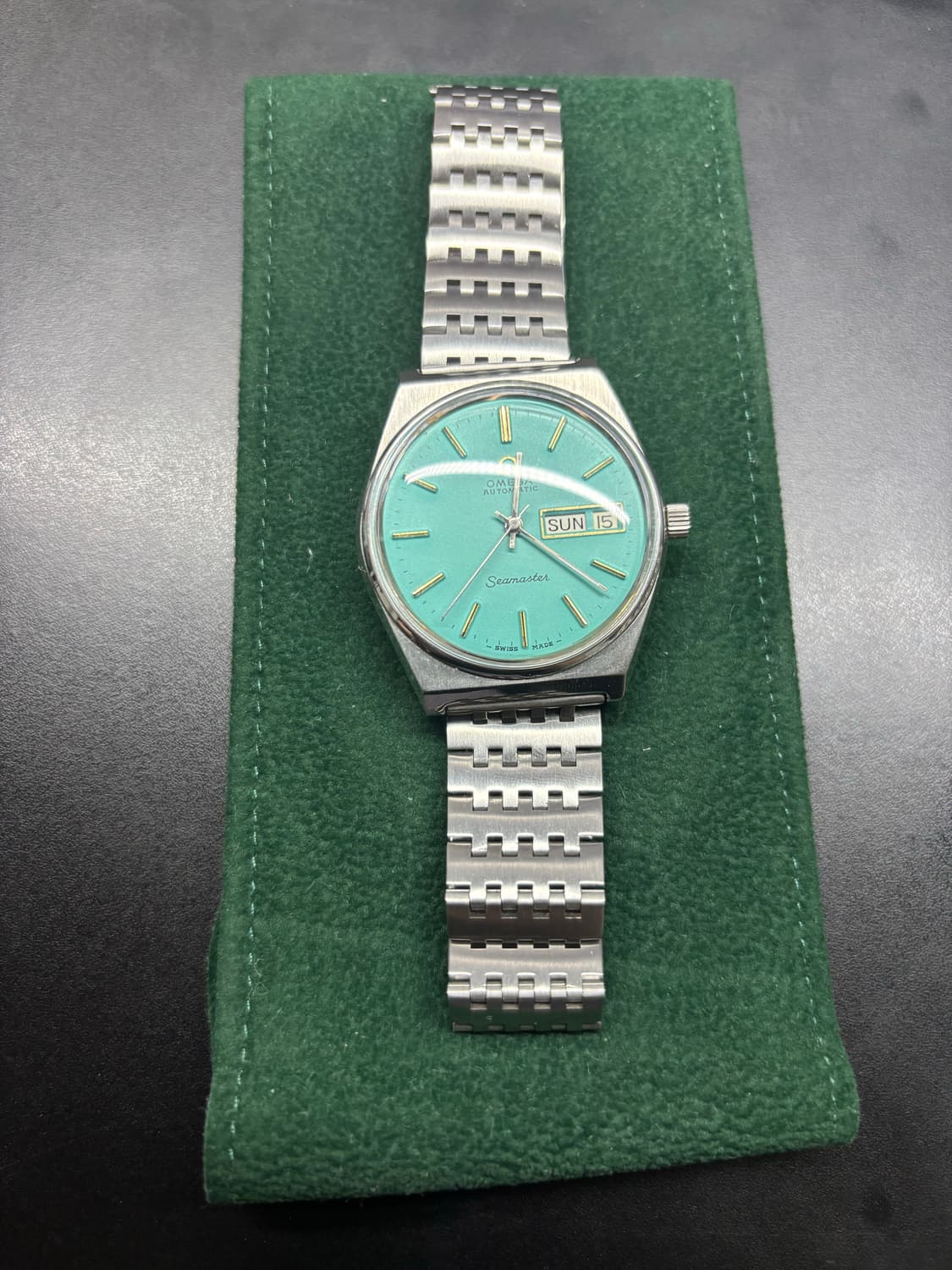 오메가 씨마스터 뻐뻐시 터콰이즈블루 상품이미지3