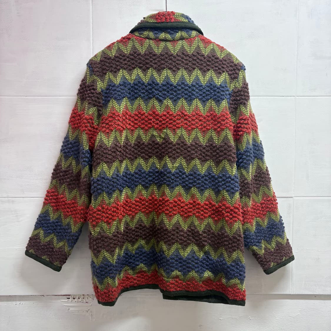 부클 뽀글이 패턴 퀼팅 자켓 (JPN) 상품이미지4