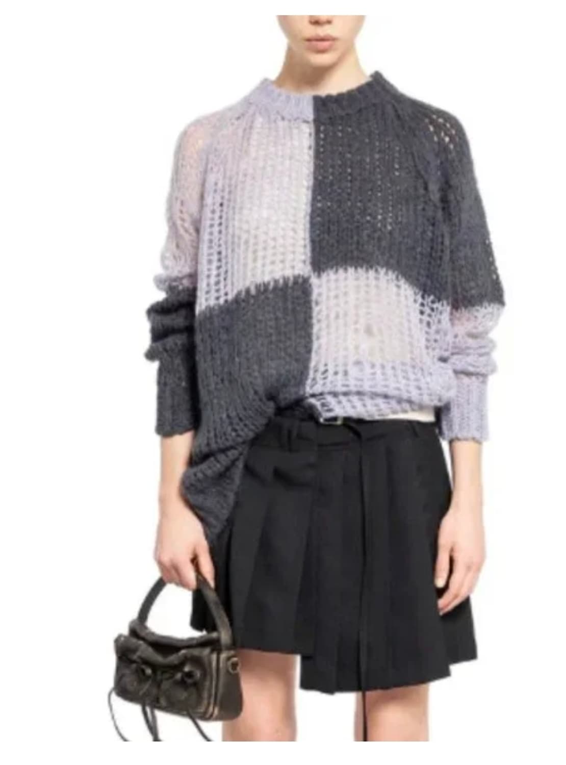 M 아크네스튜디오 체크 패턴 니트 스웨터 상품이미지1