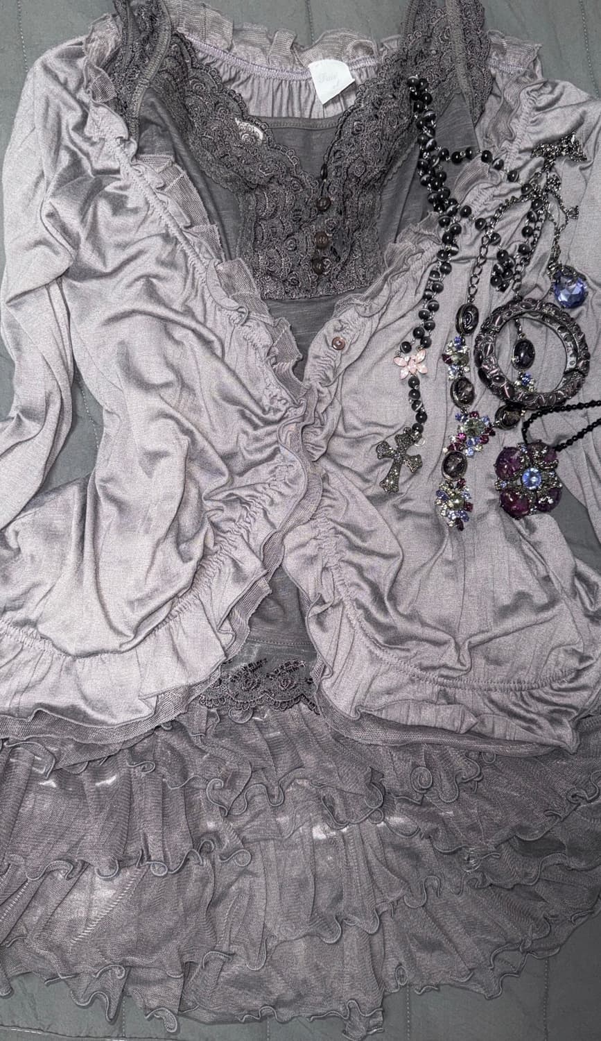 빈티지 대대장 퍼플 페어리 코디세트 상품이미지2