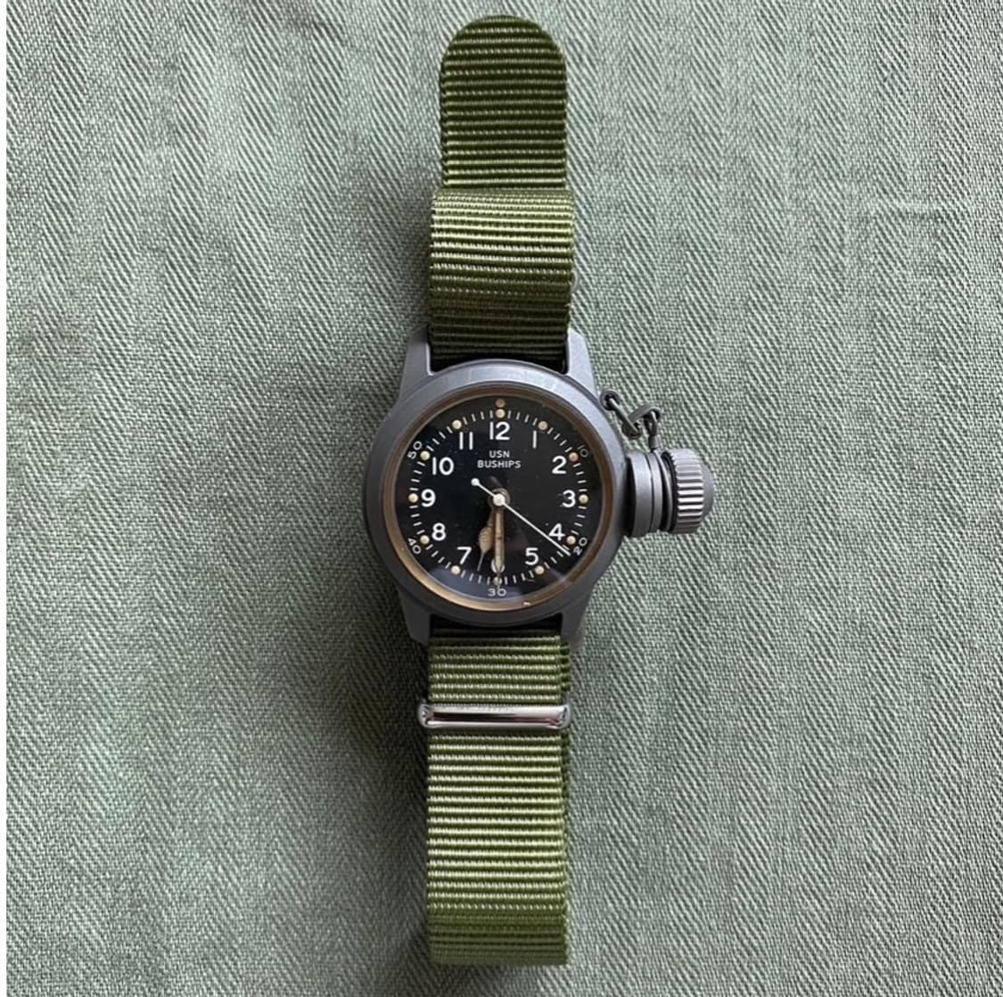 WW2 해밀턴 부쉽 캔틴워치 상품이미지1