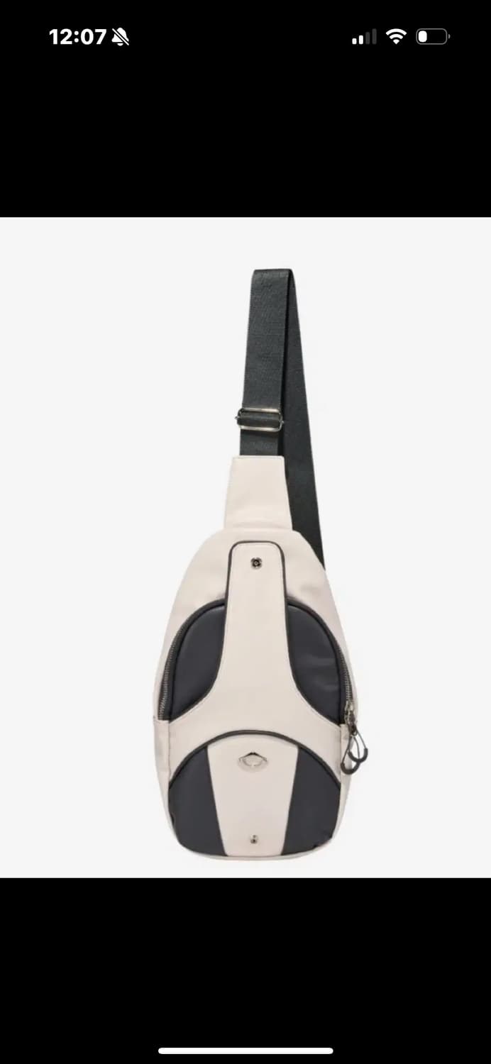 미스치프 레더슬링백 택o 새상품  상품이미지1