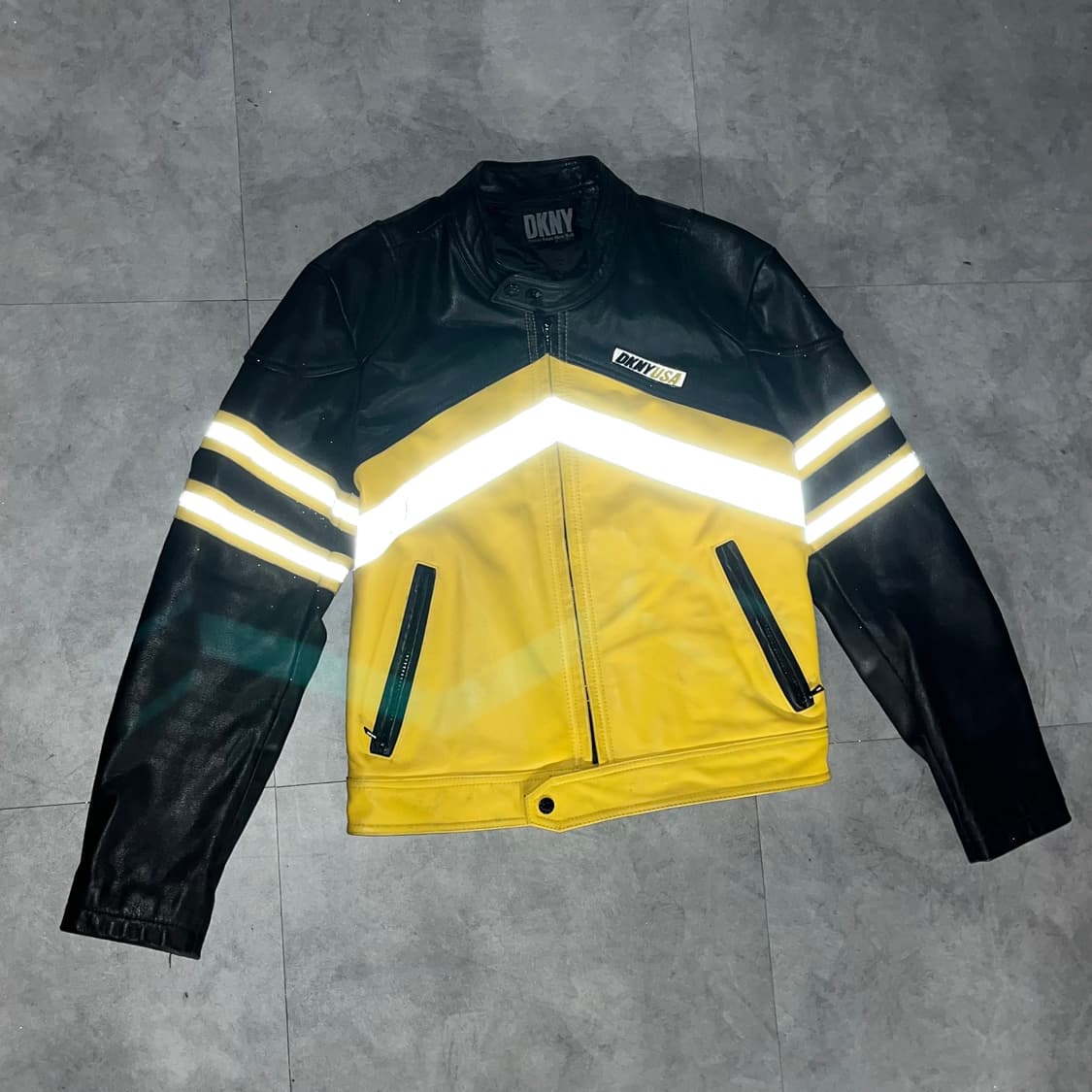 90s DKNY 가죽 자켓 (95) 상품이미지2