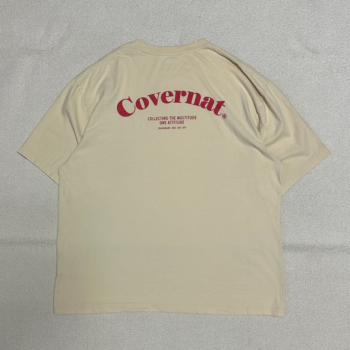 커버낫 세리프 아치 로고 티셔츠 상품이미지2