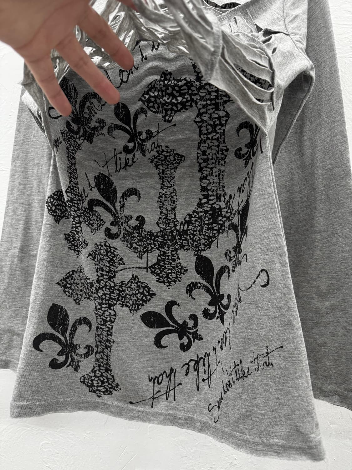 lazy daisy 펑크 웹 롱슬리브 상품이미지6