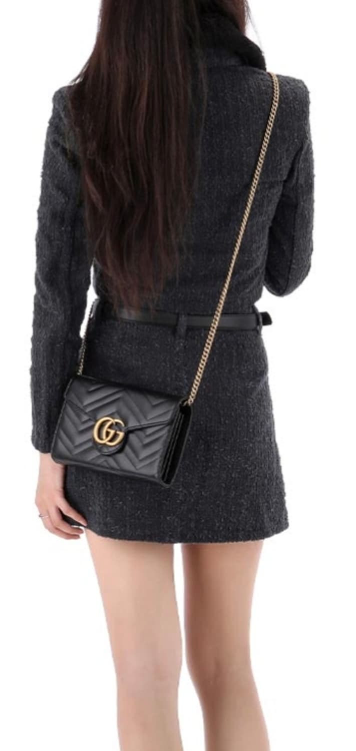 구찌 마몽 마틀라세 크로스백/숄더백 정품S급(감정O) 상품이미지5