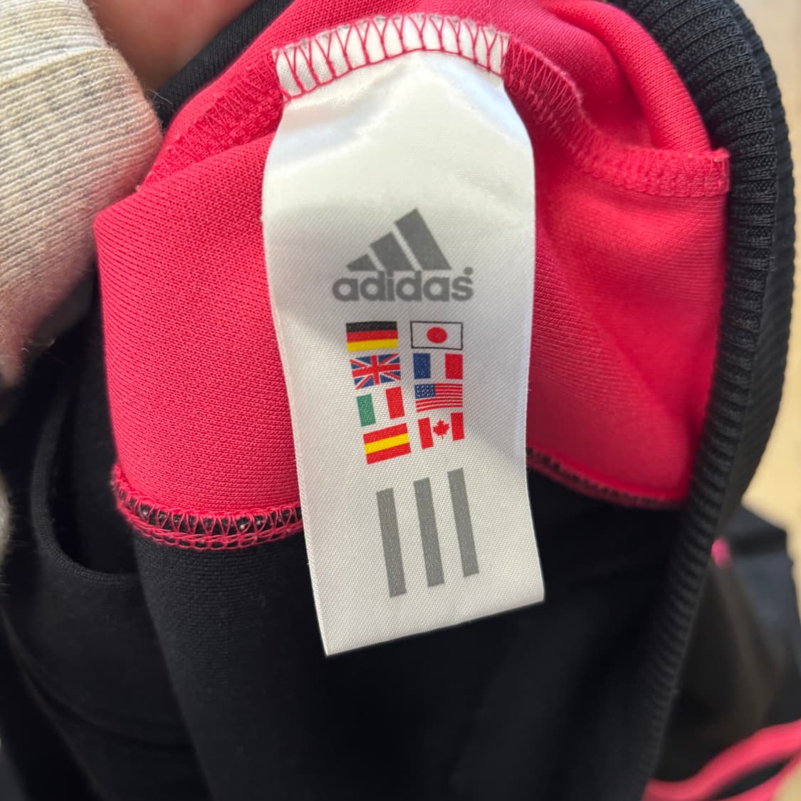 95 아디다스 여성용 핑크 블랙 트랙탑 상품이미지5