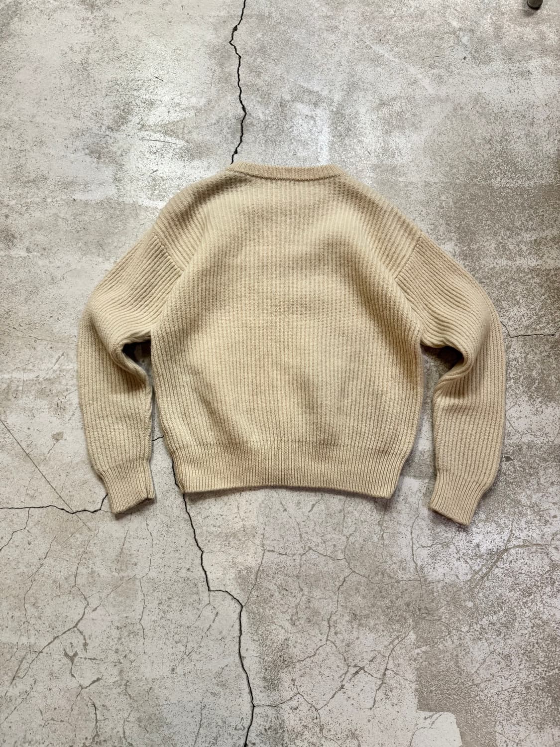 빈티지 고중량 울 골지 니트 상품이미지4