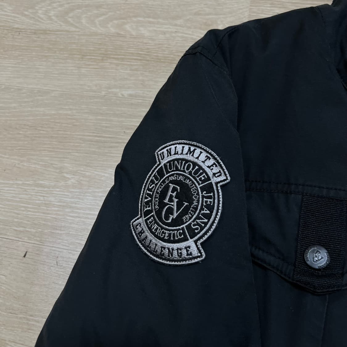 에비수 패치 와펜 포켓 야상 필드자켓 [블랙] M-L/95-100 상품이미지4