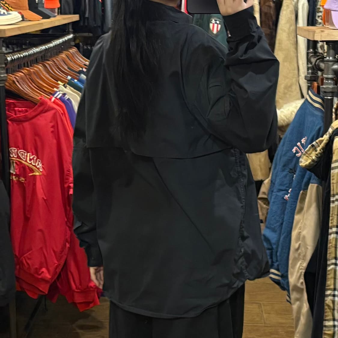 [HI] Carhartt 칼하트 투포켓 긴팔셔츠 블랙 상품이미지5