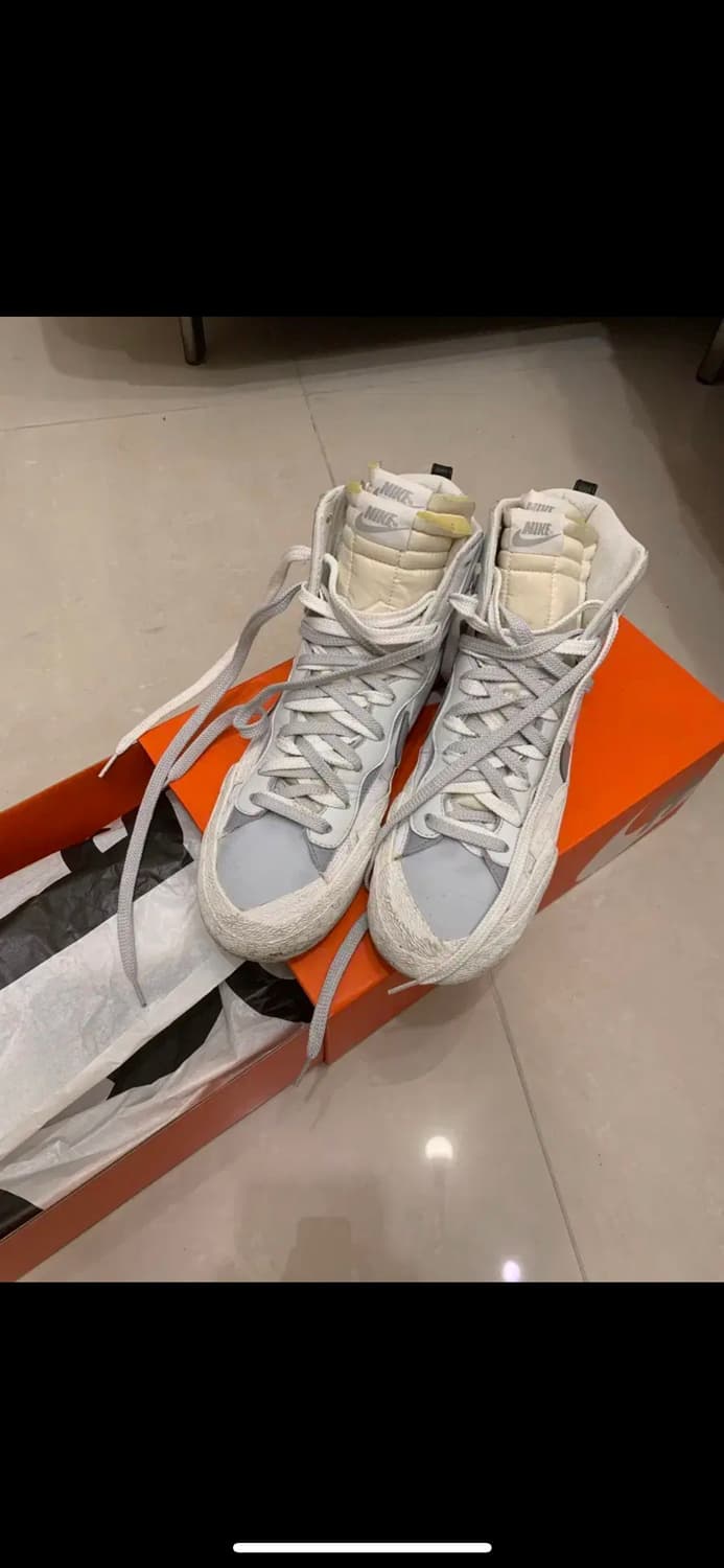 나이키 사카이 블레이져 미드 화이트 300 상품이미지7