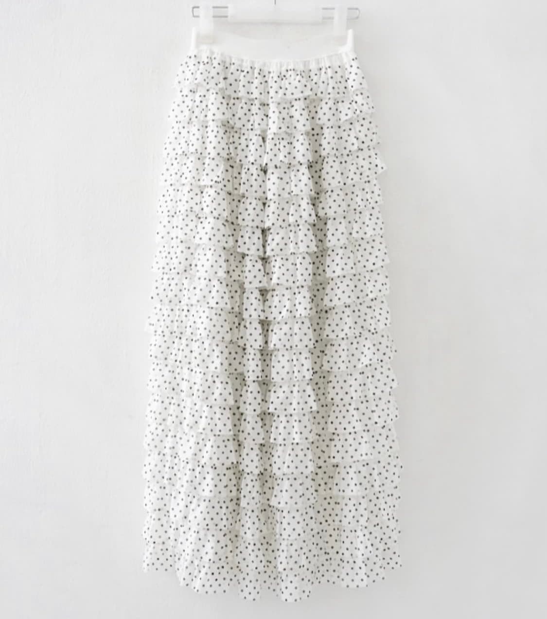 도트 캉캉 프릴 스커트  상품이미지4