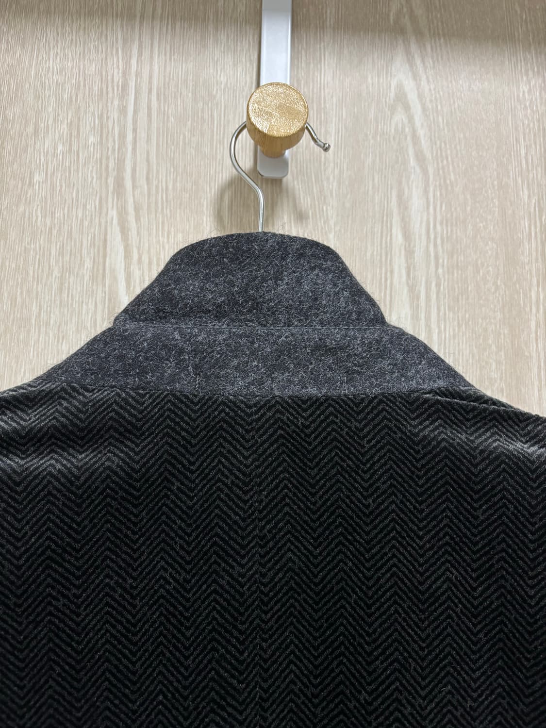 아르마니 꼴레지오니 헤링본 자켓52R(105)/블랙그레이 상품이미지5