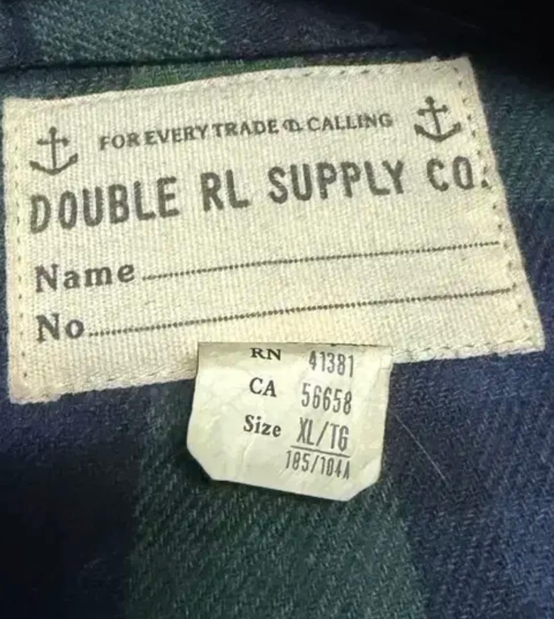 더블알엘 피코트 급처 안감 디테일 /미국메이드/폴로랄프로렌/RRL/ 상품이미지8