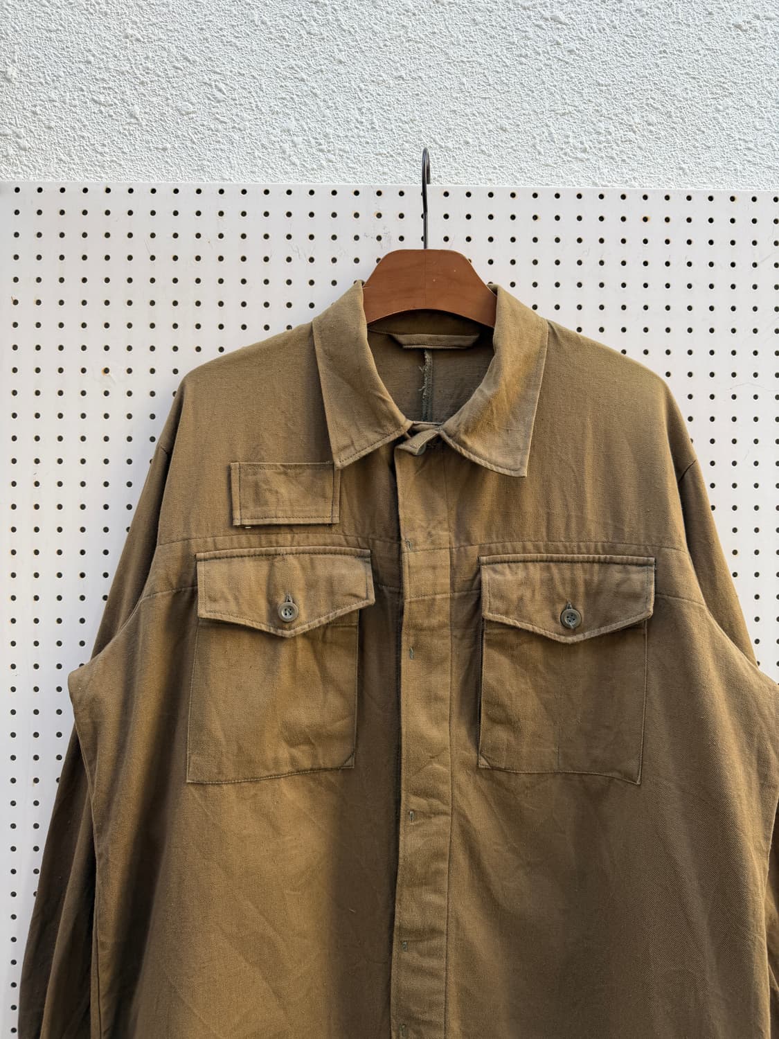 1970s CZECH MILITARY FLY FRONT 체코군 워크자켓 상품이미지3