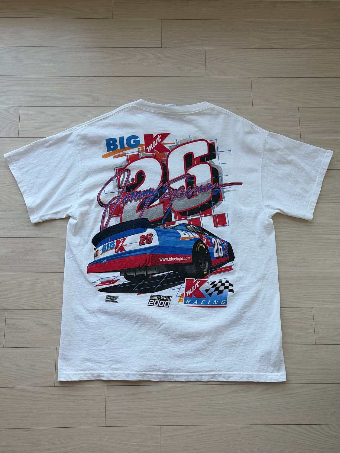 00s Y2K NASCAR 빈티지 프로모 티셔츠 L (103) 상품이미지3